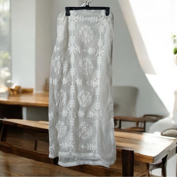 Accessories - Embroidery Chiffon Duppatta